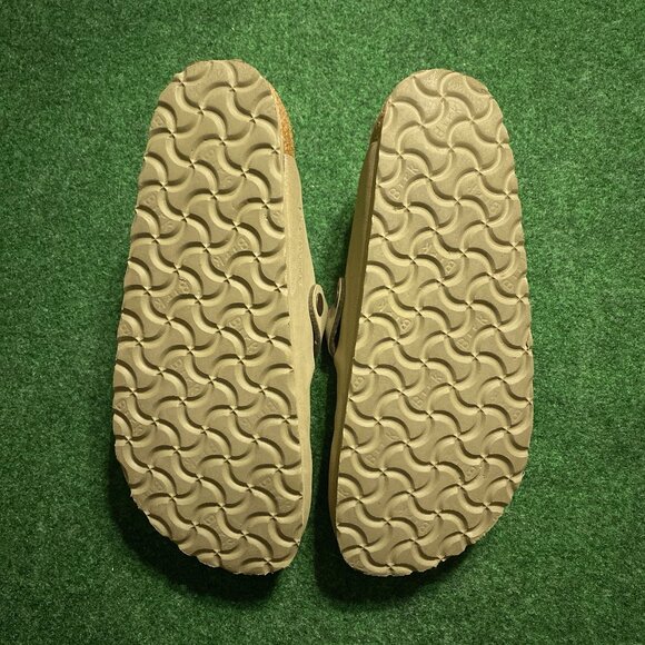 Birkenstock Women’s Boston Soft Footbed Suede Clogs US 7.5 EU 38 Olive-Green - Picture 3 of 5